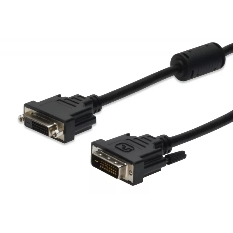 Cabo de extensão DVI-D DIGITUS 2 m, DVI-D para DVI-D, preto