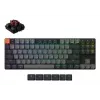 Teclado mecânico Keychron K1X-B3 — formato 80 %, USB + Bluetooth, QWERTY Inglês, 87 teclas, RGB, cinzento