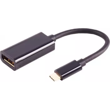 shiverpeaks BASIC-S BS14-05061 Adaptador de USB-C para DisplayPort, 8K 60 Hz, preto