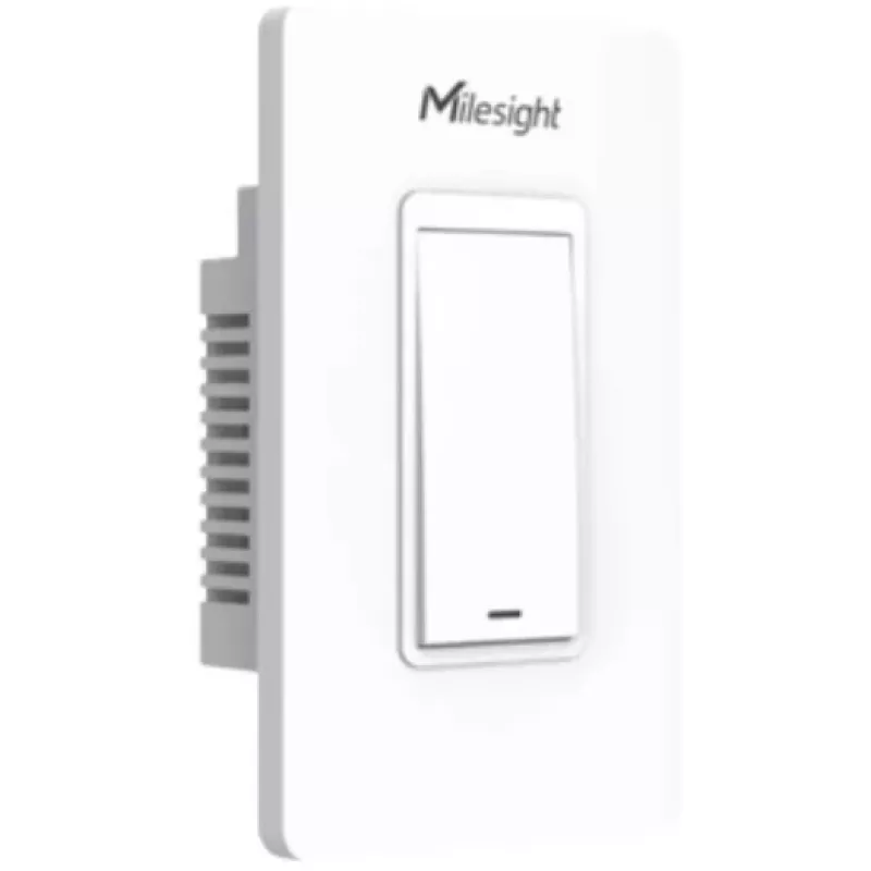Milesight WS501-868M-3W-W11-EU Interruptor de parede LoRaWAN, de 3 fios, 1 botão