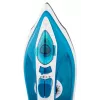 Ferro a vapor Esperanza EHI002 Slider, 2200 W, base cerâmica, vapor vertical, branco/azul