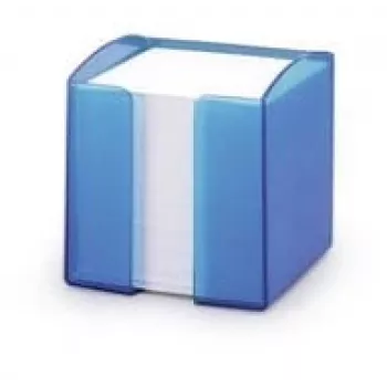 Bloco de notas quadrado Durable TREND quadrado azul transparente