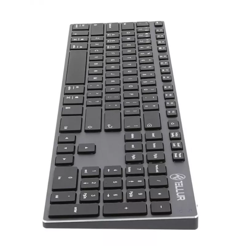 Teclado sem fios Tellur TLL491121 design fino recarregável