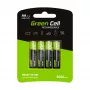 Bateria recarregável Green Cell GR01 AA NiMH 1,2 V 2600 mAh, 4 unid., verde