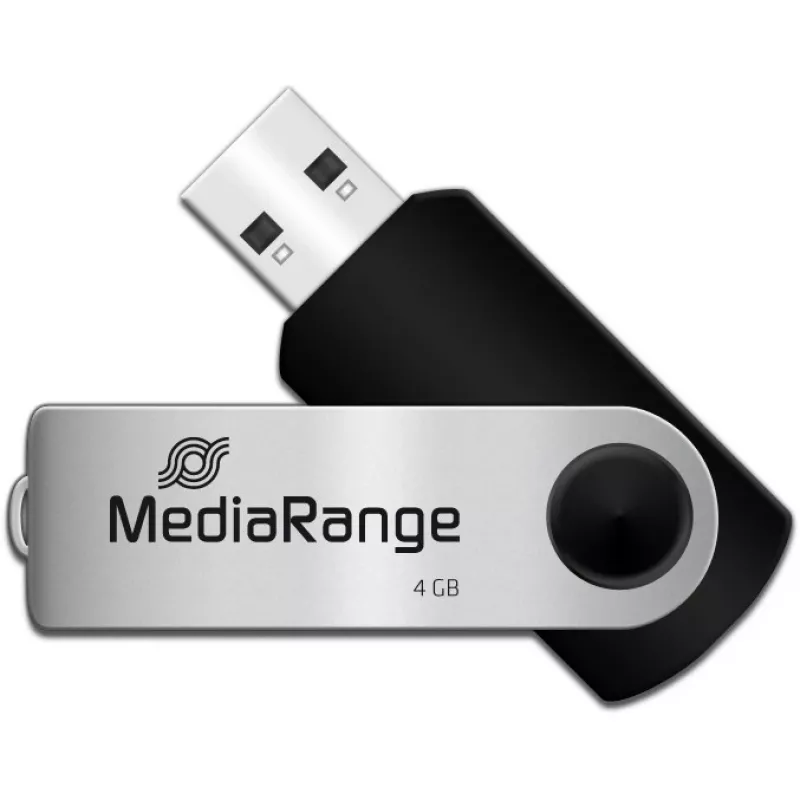 Pen drive USB MediaRange 4 GB USB Type-A Micro-USB MR907
