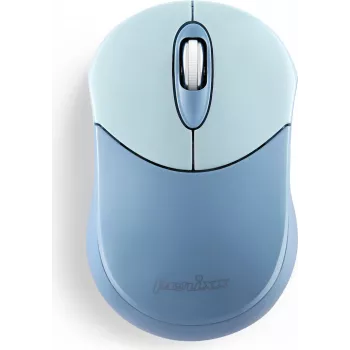 Perixx PERIMICE-802BL rato Bluetooth para PC e tablet, sem fios, azul – rato – 1.000 dpi – ótico – 3 botões – Bluetooth (PERIMICE-802BL)