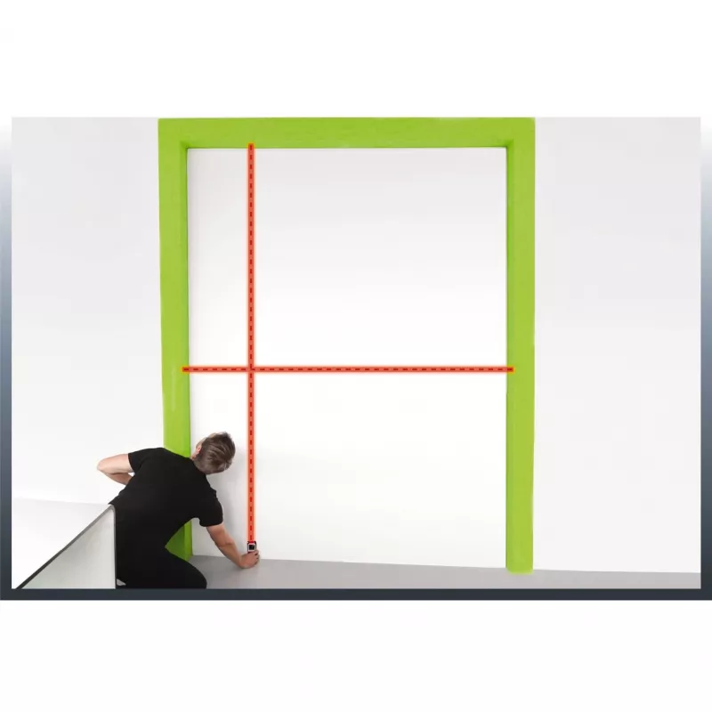 Medidor de distância a laser TC-LD 50, medidor de distância preto/vermelho, distâncias de 5 cm – 50 metros