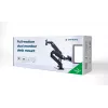 Suporte para monitor GEMBIRD MA-DA2-03 para ecrãs até 35 polegadas, fixação de mesa, VESA 75x75–100x100, 20 kg, preto, ecrã duplo