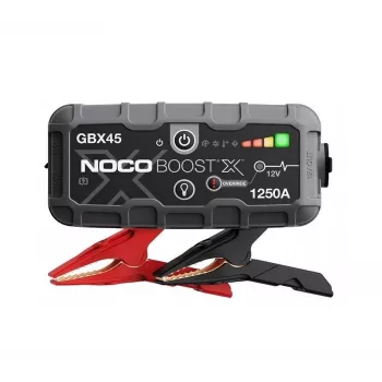 Arrancador NOCO GBX45 1250 A iões de lítio, 31 Wh, IP65, USB-C e USB-A, carregador 60 W