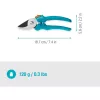 Gardena EasyCut 12230-20 Tesoura de jardim bypass, 20 mm, turquesa
