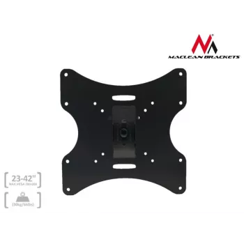Suporte de parede universal Maclean MC-501A para TV 23-42 polegadas, até 30 kg, VESA 200x200, preto