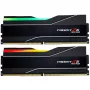 DIMM 64 GB DDR5-6000 (2x 32 GB) Dual-Kit, memória RAM preta, F5-6000J3238G32GX2-TZ5NR, Trident Z NEO RGB, AMD EXPO