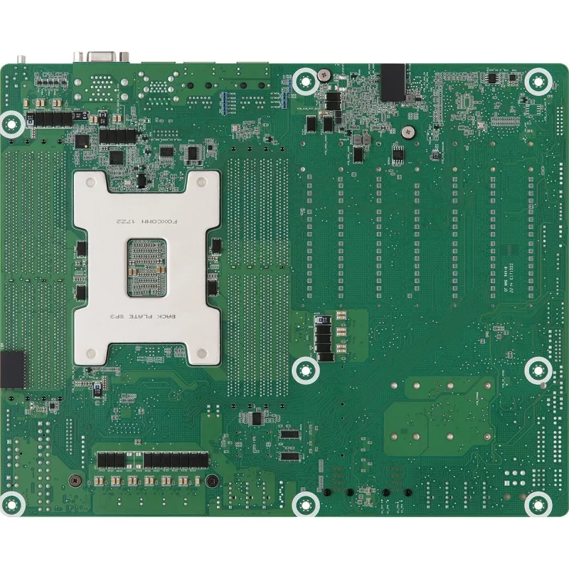 Placa-mãe de servidor ASRock ROMED8-2T/BCM, AMD EPYC 7003, socket SP3, ATX, 8× DDR4 DIMM, 3× RJ-45, 10× SATA III, 7× PCIe x16 Gen4
