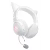 Headset Razer Kraken Kitty V2 Wired USB Type-A Branco — Circum-aural, arco de cabeça, 20–20000 Hz, cabo de 2 m