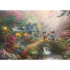 Thomas Kinkade Studios: Mickey & Minnie na lata nostálgica, Puzzle 500 peças