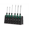 Conjunto de chaves de fendas e suporte Wera 2035/6 A