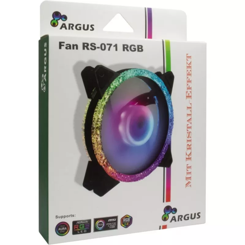 Ventoinha para caixa INTER-TECH RS-071 120mm ARGB - Preto
