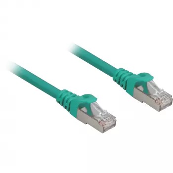 Cabo de rede RJ45 Cat.6a SFTP (verde, 3 metros, LSOH (isento de halogéneos))