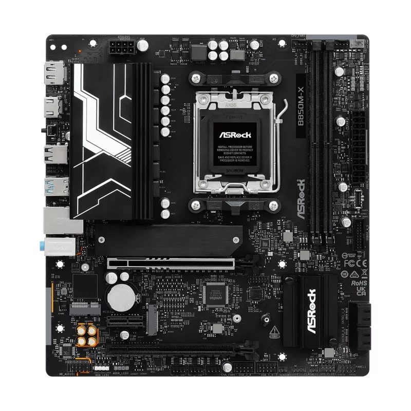 Placa-mãe ASRock B850M-X R2.0 AM5 Micro-ATX