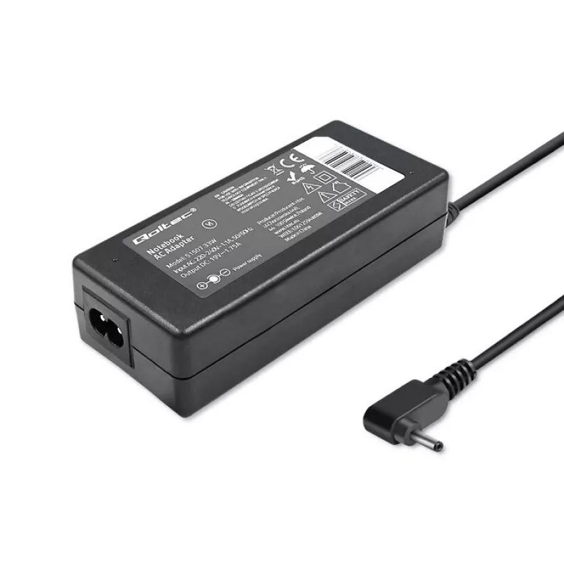 Fonte de alimentação para ASUS 33W | 19V | 1,75A | 4,0 * 1,35 | + cabo de alimentação