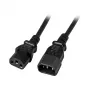 Cabo de extensão IEC EFB-Elektronik C14 180° - C13 180°, preto, 2,0 m, 3 x 0,75 mm² fabricante: EFB Elektronik (EK503.2)