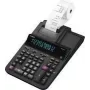 Calculadora de secretária com impressora CASIO DR-200R-BK, calculadora compacta preta com impressora