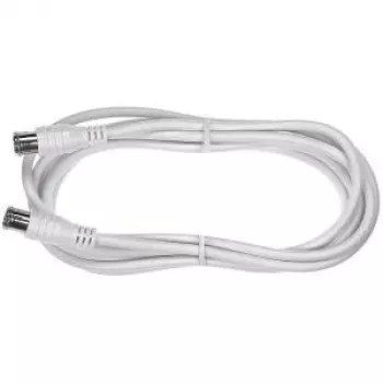 Cabo coaxial Axing SAK 501-00 branco