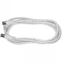 Cabo coaxial Axing SAK 501-00 branco