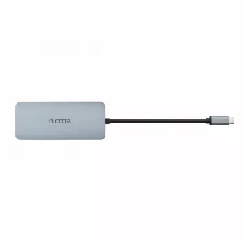 Dicota USB-C 8-in-1 Multi Hub 4K PD 100W prateado