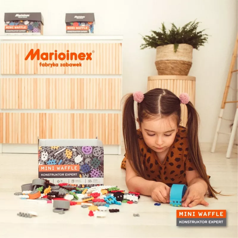 Marioinex Mini Waffle blocos de construção Constructor Expert, 501 peças