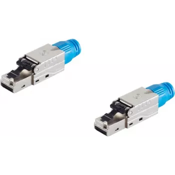Ficha RJ45 ShiverPeaks BS08-45004-2 Cat 8.1 configurável em campo metálica