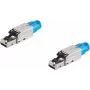 Ficha RJ45 ShiverPeaks BS08-45004-2 Cat 8.1 configurável em campo metálica