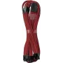Cabo CableMod 12VHPWR para 3× PCIe ModMesh 60 cm — CableMod C-Series Pro (vermelho escuro)