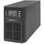UPS Qoltec fonte de alimentação ininterrupta | 1kVA | 1000W | fator de potência 1,0 | LCD | EPO | USB | Online