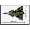 Conjunto de construção Cobi Blocks Saab AJS 3 Viggen 911 peças, conjunto de modelismo com 911 peças
