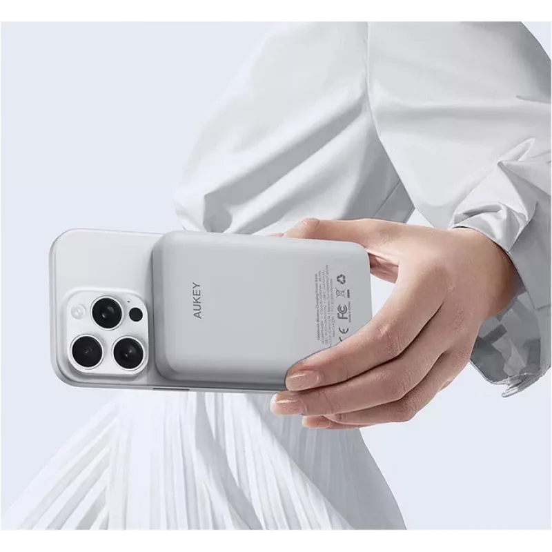 Powerbank portátil PB-MS04 branco 10000mAh