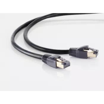 Cabo de rede S/CONN 08-41045 preto 3 m Cat8.1 F/FTP