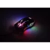 Rato gaming Manhattan com LEDs, com fios, sete botões, roda de scroll, 7200 dpi, preto com iluminação LED, três anos de garantia