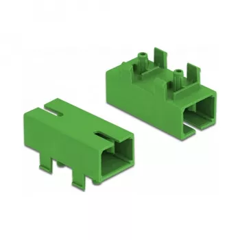 Acoplador de fibra ótica PCB DeLOCK 86932 SC Simplex fêmea para SC Simplex fêmea