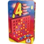 Schmidt Spiele Quatro (51214) - Jogo de estratégia compacto para 2 jogadores a partir dos 6 anos