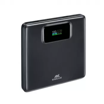 Powerbank Rivacase VA1090 — 20000 mAh, 77 Wh, saída total 100 W, 440 g