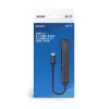 Hub de interface USB 3.0 4 portas SAVIO AK-71 com host USB-C, 5000 Mbit/s, garantia 2 anos