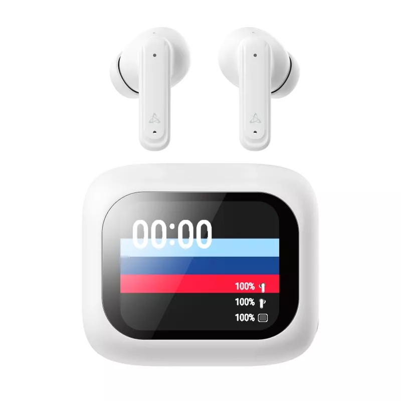 Auscultadores SBOX EB-TWS08-W ecrã tátil branco