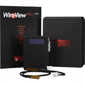 Thermal Grizzly 90° WireView Pro Reverse – medidor de potência para GPU, 12VHPWR (TG-WV-90-P-H1R)