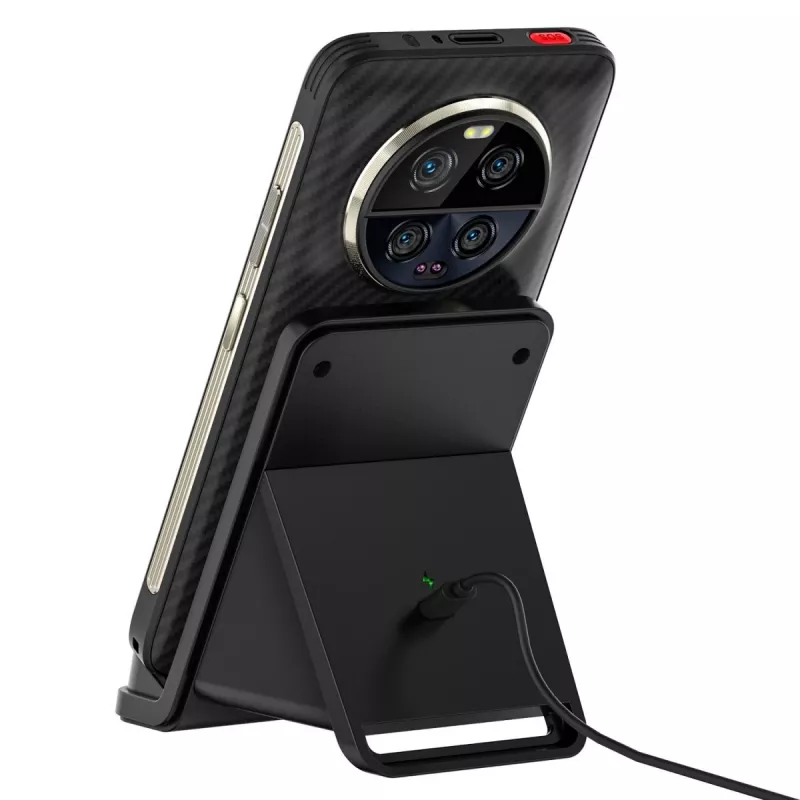 Carregador de smartphone de interior UleFone WCS01 – 50 W USB Type-C, carregamento rápido sem fios, preto