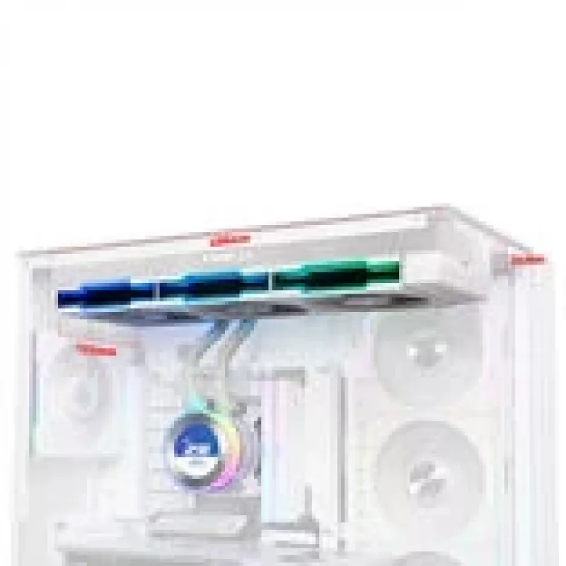 Refrigeração líquida tudo-em-um Lian Li Hydroshift II LCD-C 360TL — ventoinha de 120 mm, 200–2600 rpm, FDB, branco