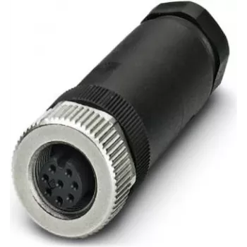 Conector M12 montável Phoenix Contact SACC-M12FS-8CON-PG9-M, conteúdo: 1 unid. (1513347)