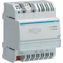 Transformador de alimentação Hager TXA111, entrada 230 V AC, saída 30 V DC, 0,32 A, cinzento