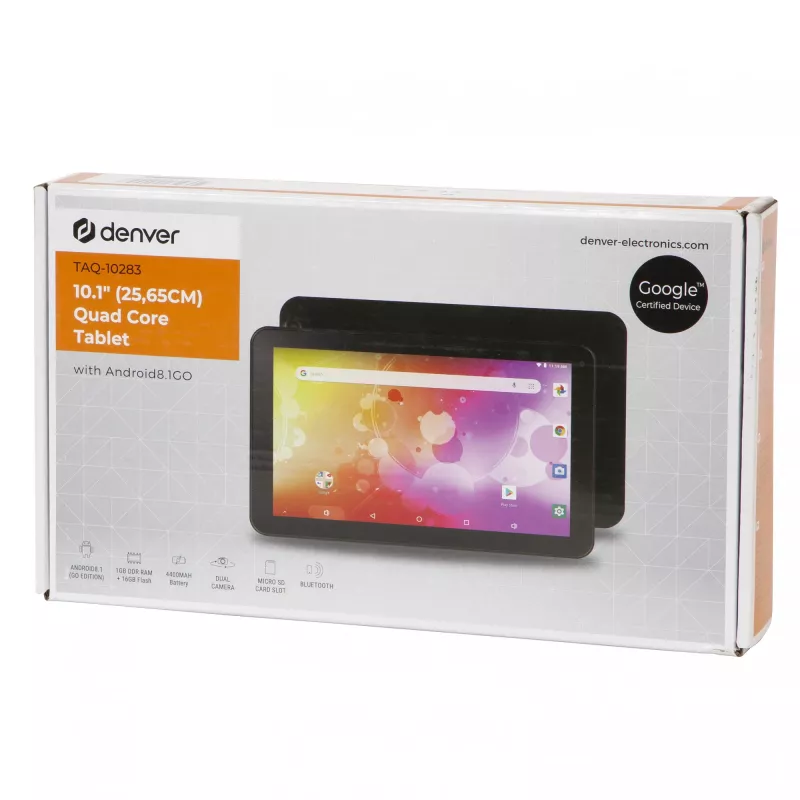 Tablet Denver TAQ-10283 10.1 polegadas 1.2 GHz 1 GB RAM 16 GB Android 8.1