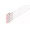 Digitus DK-1624-100S-5 Cabo de patch Slim CAT 6 U/FTP, 10 m, cinzento, pack de 5